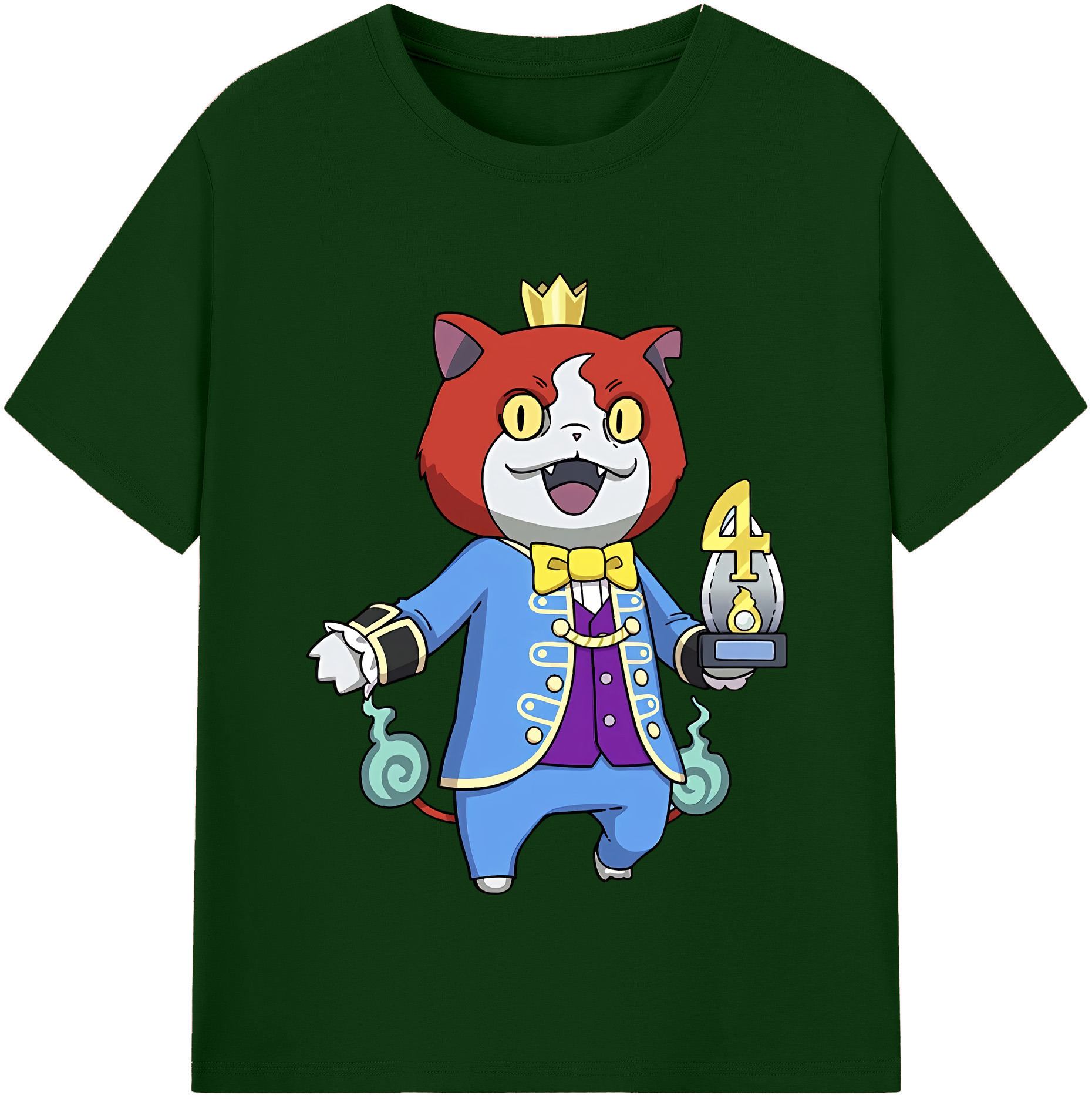 （画像用） 妖怪ウォッチ Yo-kai Watch 綿100％半袖Tシャツ（フロントプリント）